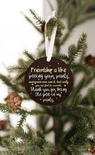 Load image into Gallery viewer, Friendship Is Like Peeing Your Pants Christmas Ornament
