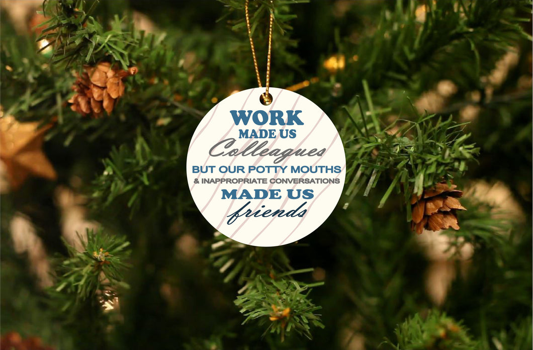 Colleagues to Friends Christmas Ornament - Get 30% OFF + FREE Shipping When You Order 10 Or More