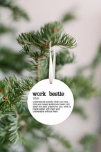 Load image into Gallery viewer, Work Bestie Coworker Christmas Ornament - Get 30% OFF + FREE Shipping When You Order 10 Or More
