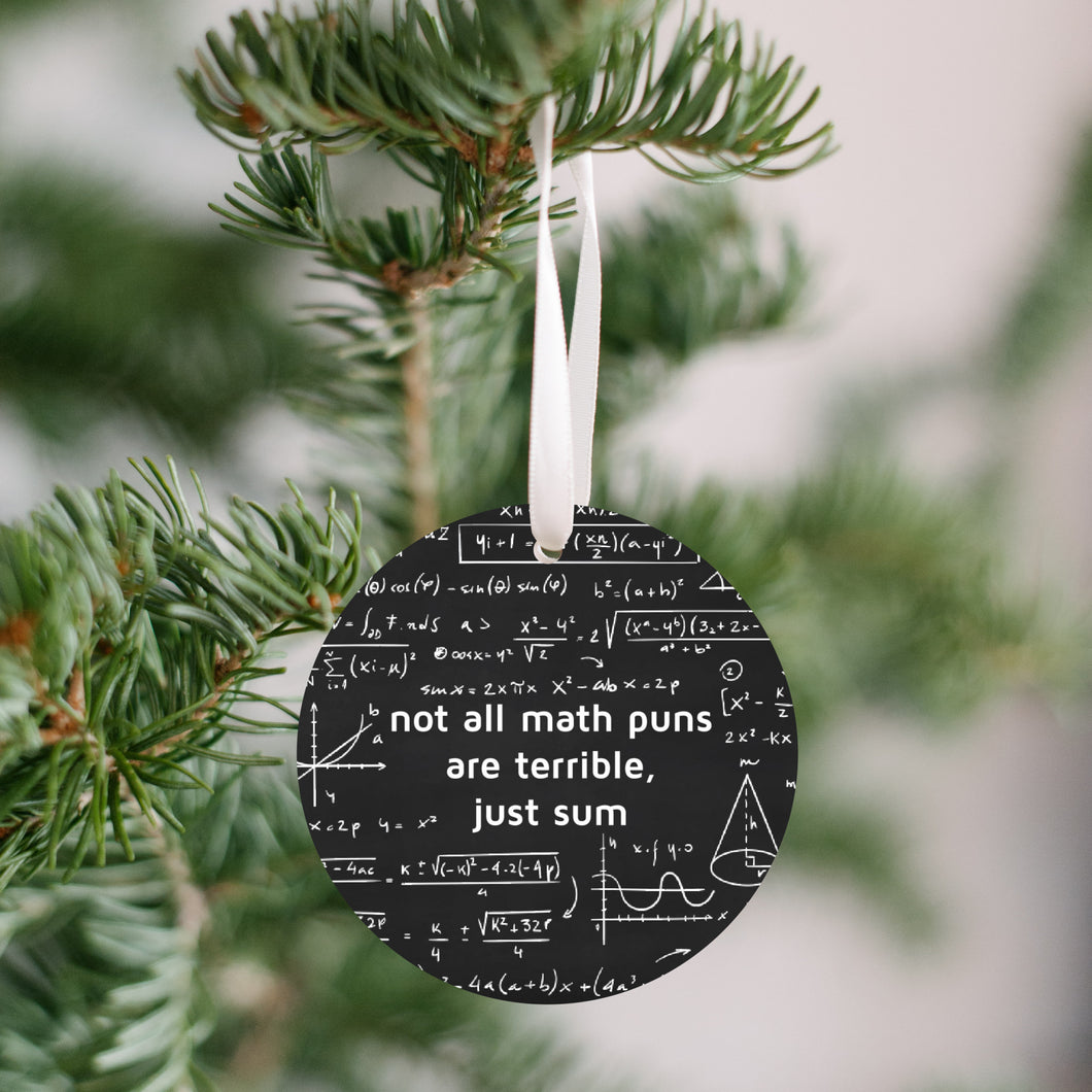 Not All Puns Math Teacher Ornament - Get 30% OFF + FREE Shipping When You Order 10 Or More