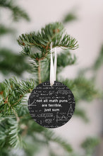 Load image into Gallery viewer, Not All Puns Math Teacher Ornament - Get 30% OFF + FREE Shipping When You Order 10 Or More
