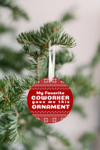 Load image into Gallery viewer, Favorite Coworker Christmas Ornament - Get 30% OFF + FREE Shipping When You Order 10 Or More
