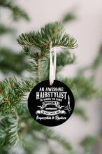 Load image into Gallery viewer, An Awesome Hairstylist Christmas Ornament - Get 30% OFF + FREE Shipping When You Order 10 Or More
