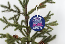 Load image into Gallery viewer, 8th Day Hairstylist Pink Christmas Ornament - Get 30% OFF + FREE Shipping When You Order 10 Or More
