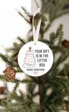 Load image into Gallery viewer, 2021 Cat Litter Box Cat Lover Christmas Ornament - Get 30% OFF + FREE Shipping When You Order 10 Or More
