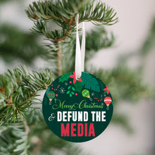 Load image into Gallery viewer, Defund The Media Christmas Ornament - Get 30% OFF + FREE Shipping When You Order 10 Or More
