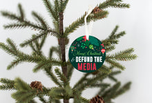 Load image into Gallery viewer, Defund The Media Christmas Ornament - Get 30% OFF + FREE Shipping When You Order 10 Or More
