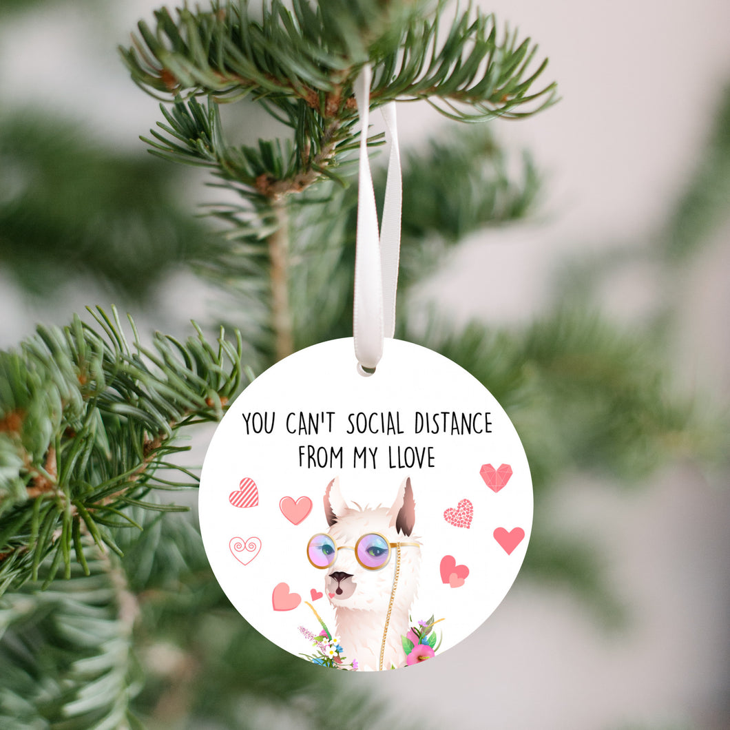 Distance From My Llove Christmas Ornament - Get 30% OFF + FREE Shipping When You Order 10 Or More