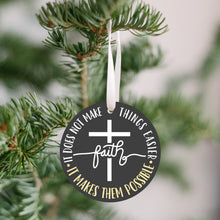 Load image into Gallery viewer, Faith Makes Things Possible Christmas Ornament - Get 30% OFF + FREE Shipping When You Order 10 Or More
