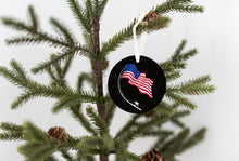 Load image into Gallery viewer, Fishing American Flag Christmas Ornament - Get 30% OFF + FREE Shipping When You Order 10 Or More
