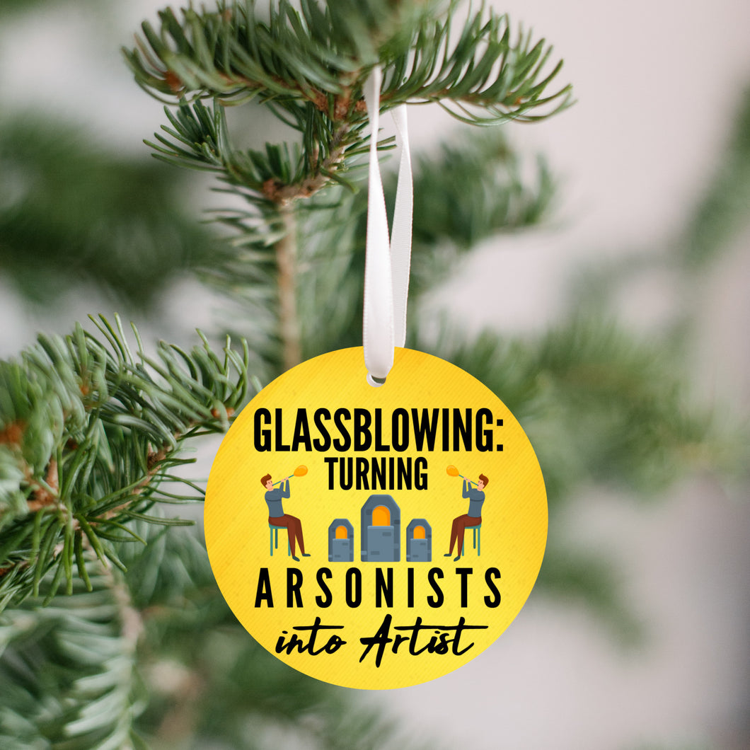 Glassblowing To Arsonist Christmas Ornament - Get 30% OFF + FREE Shipping When You Order 10 Or More