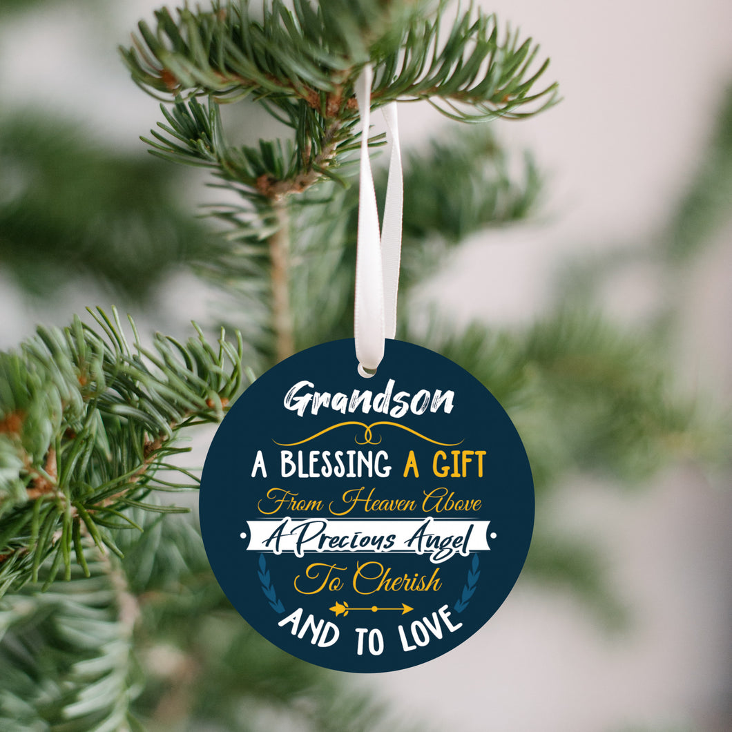 Grandma - Grandson Christmas Ornament - Get 30% OFF + FREE Shipping When You Order 10 Or More