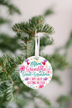 Load image into Gallery viewer, Great Grandma Keep Getting Better Christmas Ornament - Get 30% OFF + FREE Shipping When You Order 10 Or More
