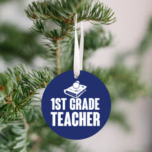 Load image into Gallery viewer, 1st Grade Teacher Christmas Ornament - Get 30% OFF + FREE Shipping When You Order 10 Or More.
