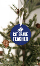 Load image into Gallery viewer, 1st Grade Teacher Christmas Ornament - Get 30% OFF + FREE Shipping When You Order 10 Or More.
