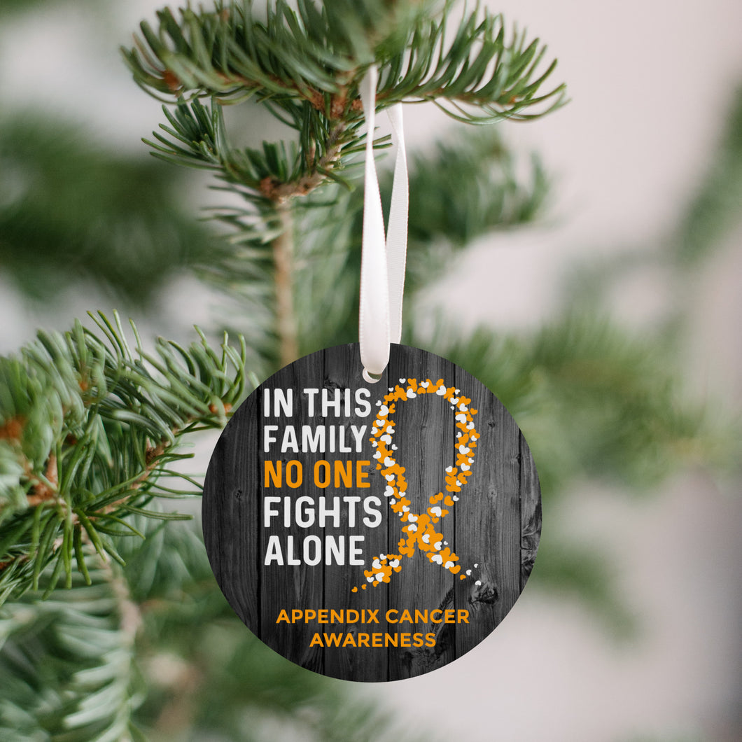 Appendix Cancer Awareness Christmas Ornament - Get 30% OFF + FREE Shipping When You Order 10 Or More.