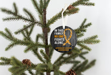 Load image into Gallery viewer, Appendix Cancer Awareness Christmas Ornament - Get 30% OFF + FREE Shipping When You Order 10 Or More.
