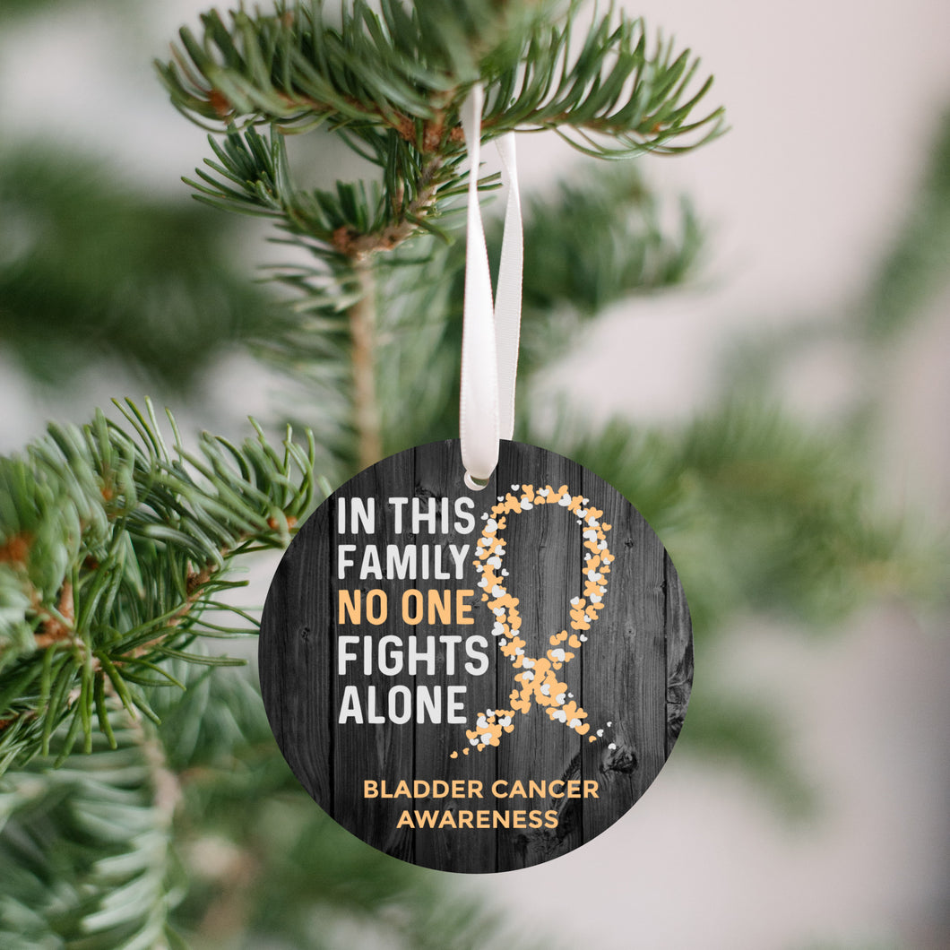 Bladder Cancer Awareness Christmas Ornament - Get 30% OFF + FREE Shipping When You Order 10 Or More.