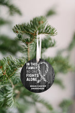 Load image into Gallery viewer, Brain Cancer Awareness Christmas Ornament - Get 30% OFF + FREE Shipping When You Order 10 Or More.
