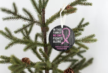 Load image into Gallery viewer, Breast Cancer Awareness Christmas Ornament - Get 30% OFF + FREE Shipping When You Order 10 Or More.
