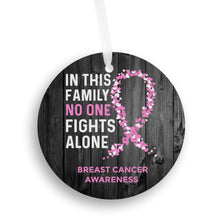 Load image into Gallery viewer, Breast Cancer Awareness Christmas Ornament - Get 30% OFF + FREE Shipping When You Order 10 Or More.
