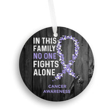 Load image into Gallery viewer, Cancer Awareness Christmas Ornament - Get 30% OFF + FREE Shipping When You Order 10 Or More.
