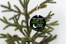 Load image into Gallery viewer, Cerebral Palsy To The Moon And Back Christmas Ornament - Get 30% OFF + FREE Shipping When You Order 10 Or More.
