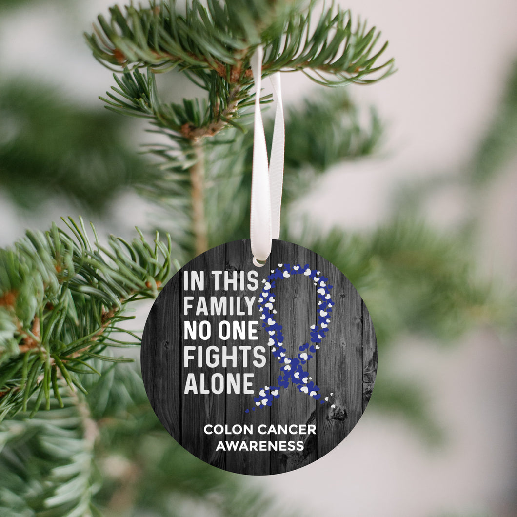 Colon Cancer Awareness Christmas Ornament - Get 30% OFF + FREE Shipping When You Order 10 Or More.