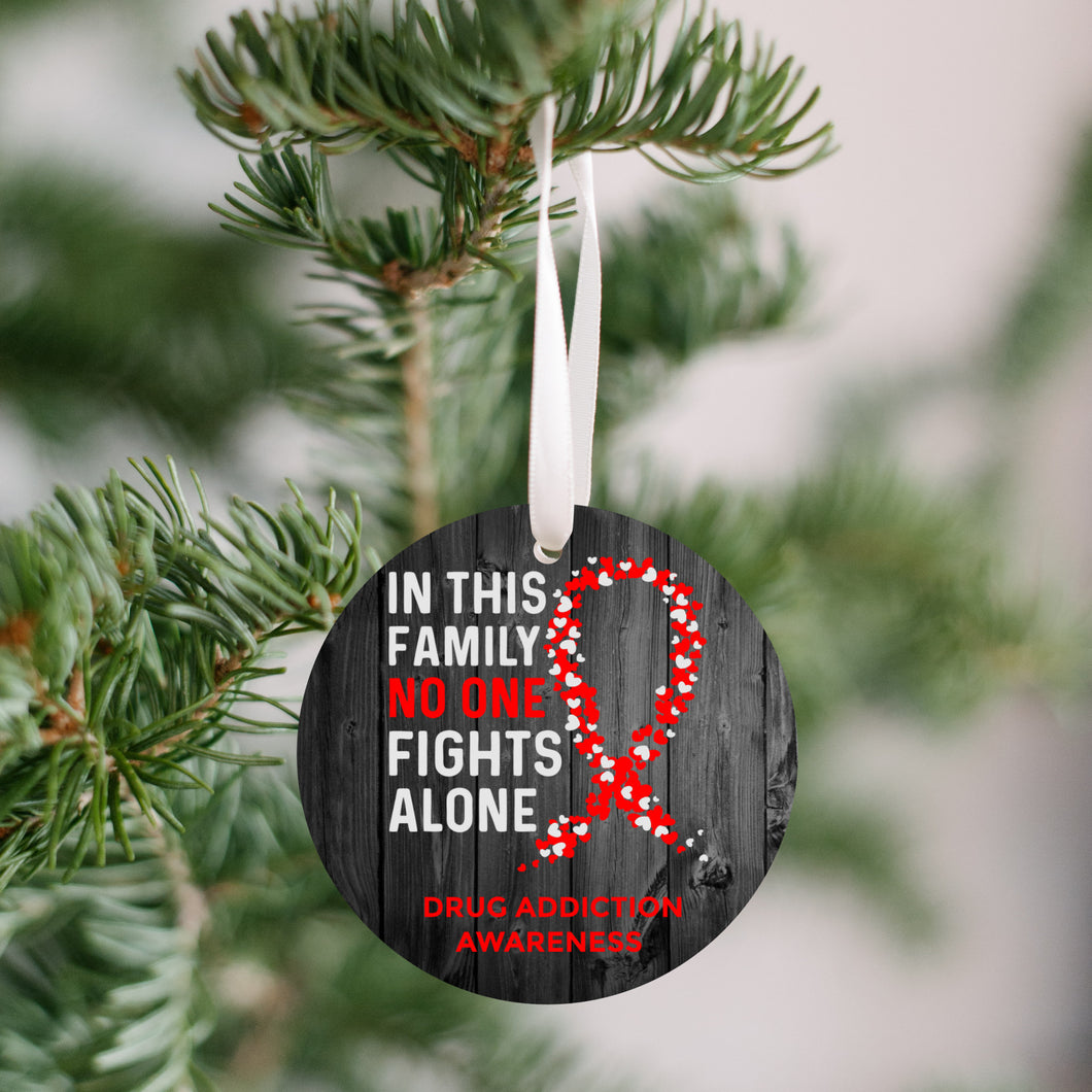 Drug Awareness Christmas Ornament - Get 30% OFF + FREE Shipping When You Order 10 Or More.