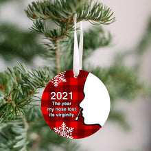 Load image into Gallery viewer, The Year My Nose Lost Christmas Ornament - Get 30% OFF + FREE Shipping When You Order 10 Or More.
