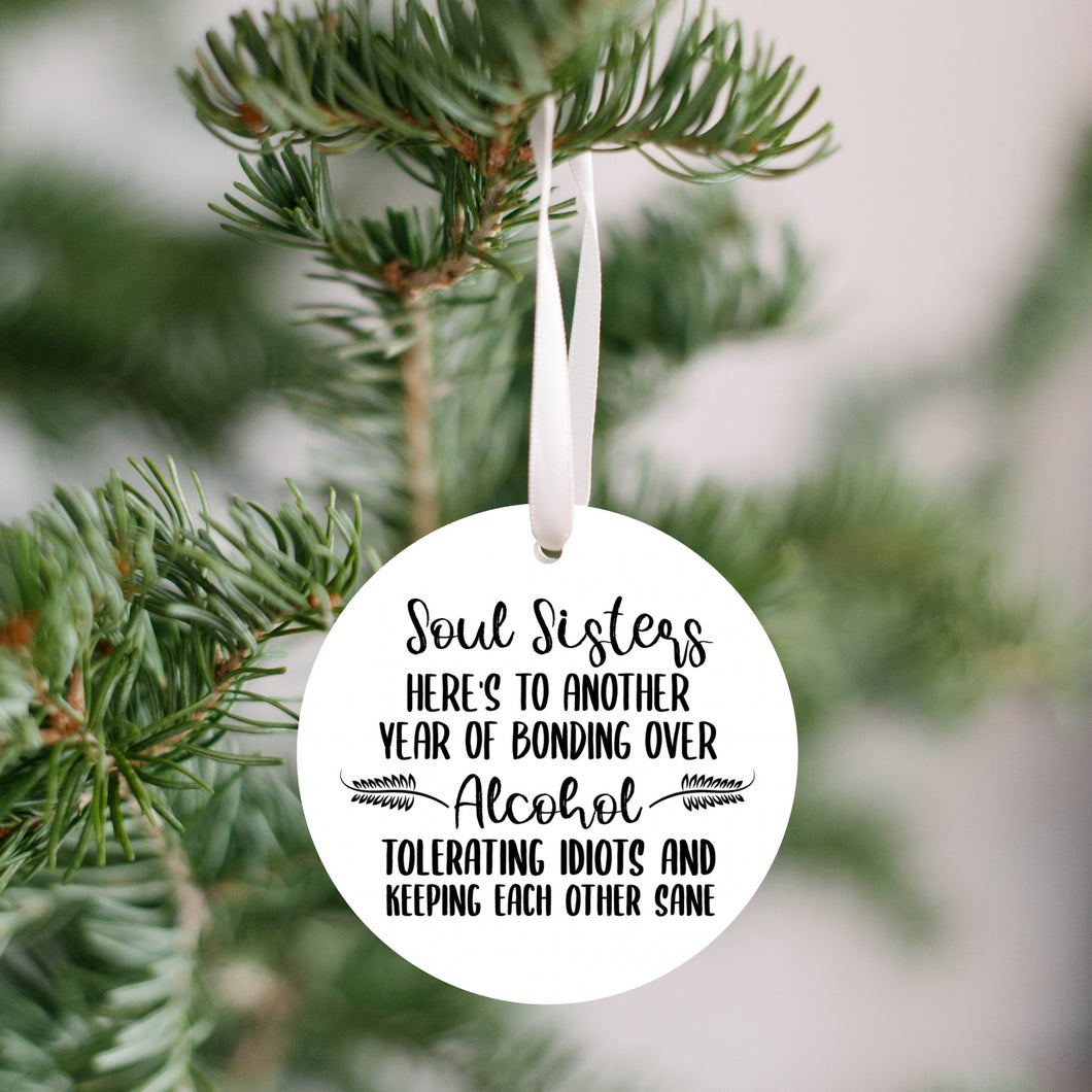 Another Year Soul Sisters Christmas Ornament - Get 30% OFF + FREE Shipping When You Order 10 Or More.