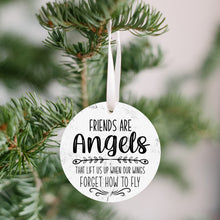 Load image into Gallery viewer, Friends Are Angels Christmas Ornament - Get 30% OFF + FREE Shipping When You Order 10 Or More.
