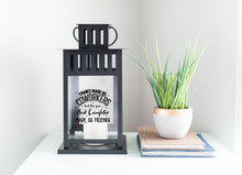 Load image into Gallery viewer, Chance Made Us Coworkers But The Fun And Laughter Made Us Friends Lantern - Black
