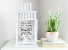 Load image into Gallery viewer, Our Laughs Are Limitless Friendship Lantern - White
