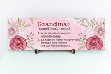 Load image into Gallery viewer, Grandma Definition Mother&#39;s Day Sign
