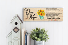 Load image into Gallery viewer, Dear Mom Personalized Mother&#39;s Day Sign
