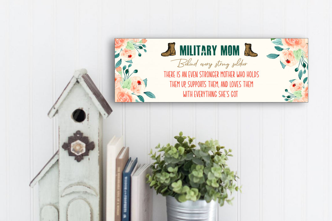 Military Mom Mother's Day Sign