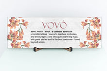 Load image into Gallery viewer, Vovó Definition Mother&#39;s Day Sign
