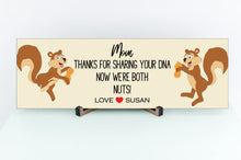 Load image into Gallery viewer, Personalized DNA Both Nuts Mother&#39;s Day Sign
