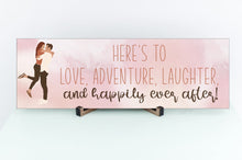 Load image into Gallery viewer, Love, Adventure, Laughter, And Happily Ever After Mother&#39;s Day Sign
