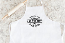 Load image into Gallery viewer, King Of The Grill And Best Dad Father&#39;s Day Apron
