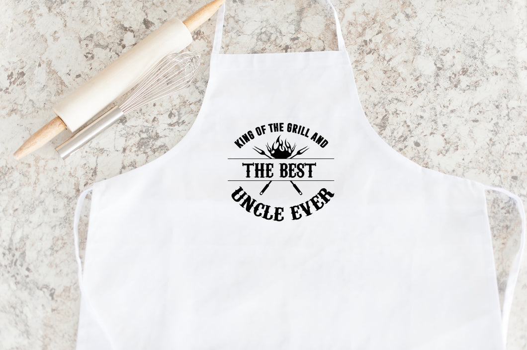 King Of The Grill And Best Uncle Father's Day Apron