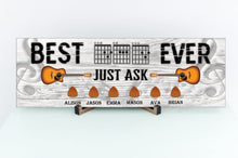 Load image into Gallery viewer, Best Guitar Dad Ever Personalized Sign
