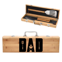 Load image into Gallery viewer, Dad Bamboo BBQ Set
