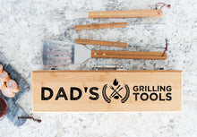 Load image into Gallery viewer, Dad&#39;s Grilling Tools Father&#39;s Day Bamboo BBQ Set
