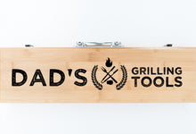 Load image into Gallery viewer, Dad&#39;s Grilling Tools Father&#39;s Day Bamboo BBQ Set
