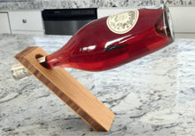 Load image into Gallery viewer, Personalized Family Bamboo Engraved Wine Balancer
